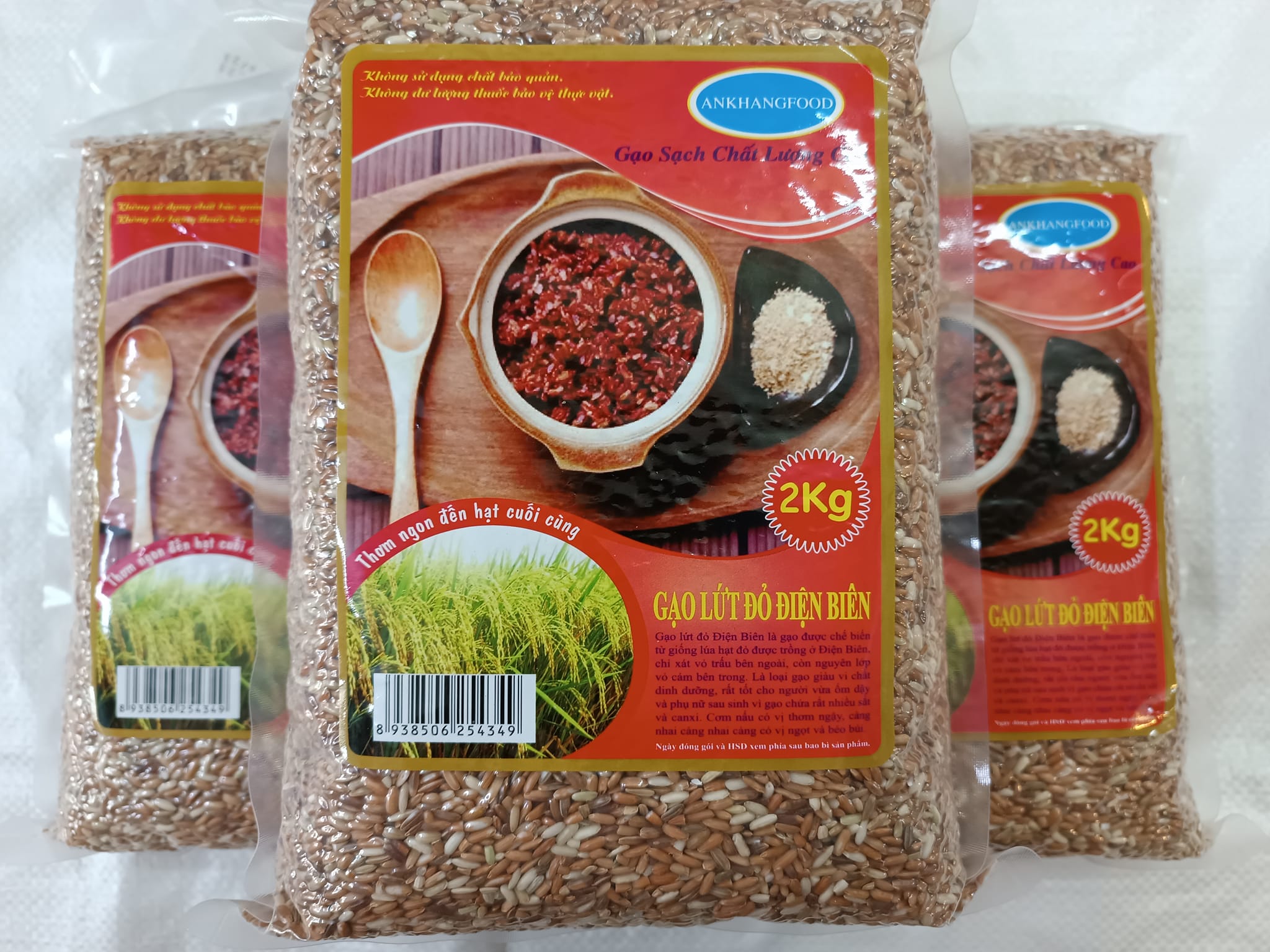 Gạo lứt đỏ Điện Biên 2kg