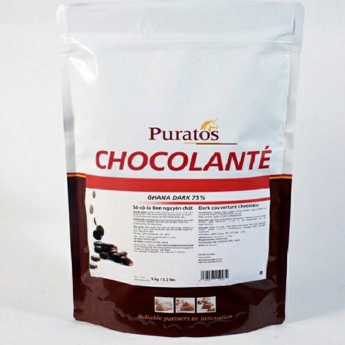 Chocolate đen 75% Puratos