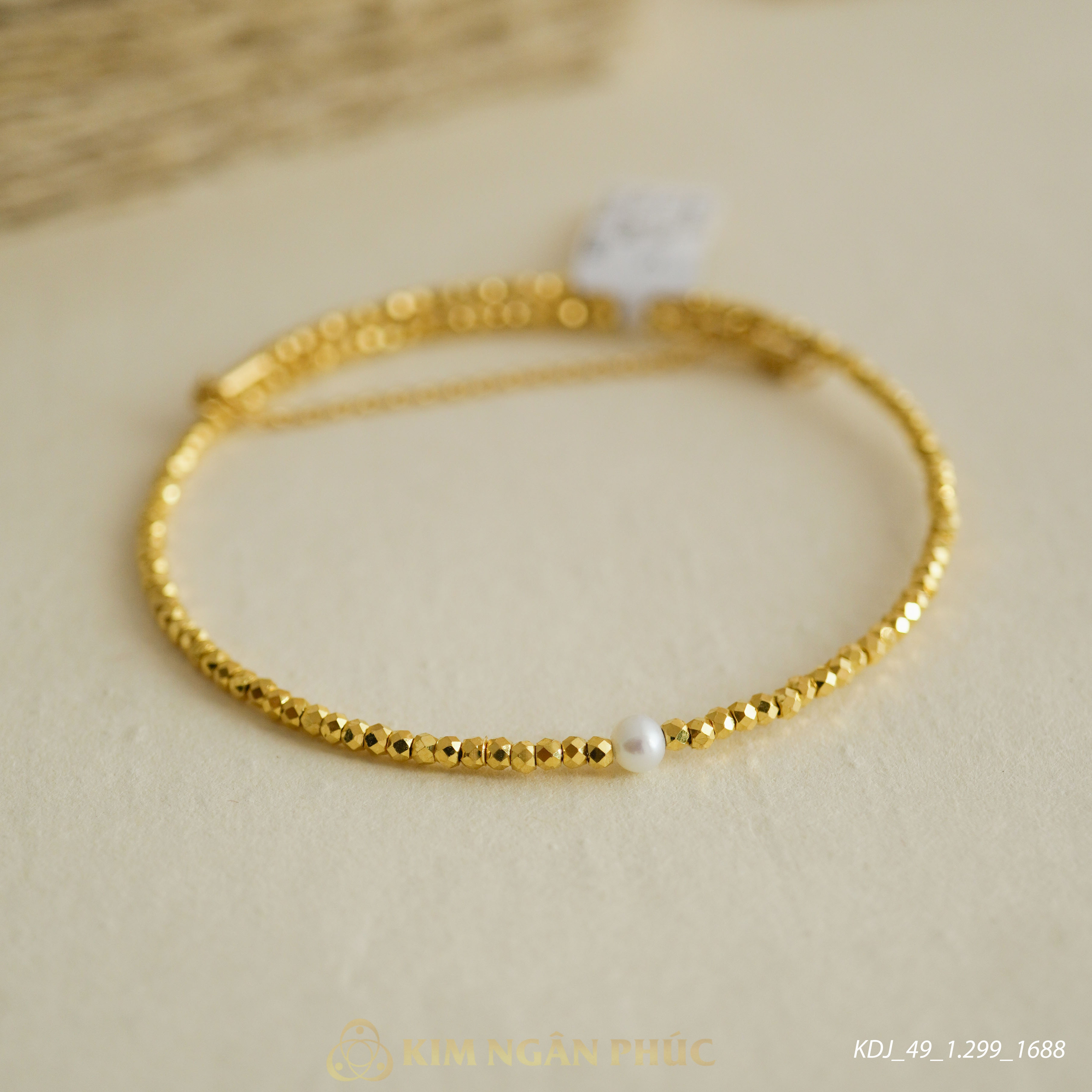 Lắc Tay Hạt Vòng Nhỏ Tinh Tế 24K