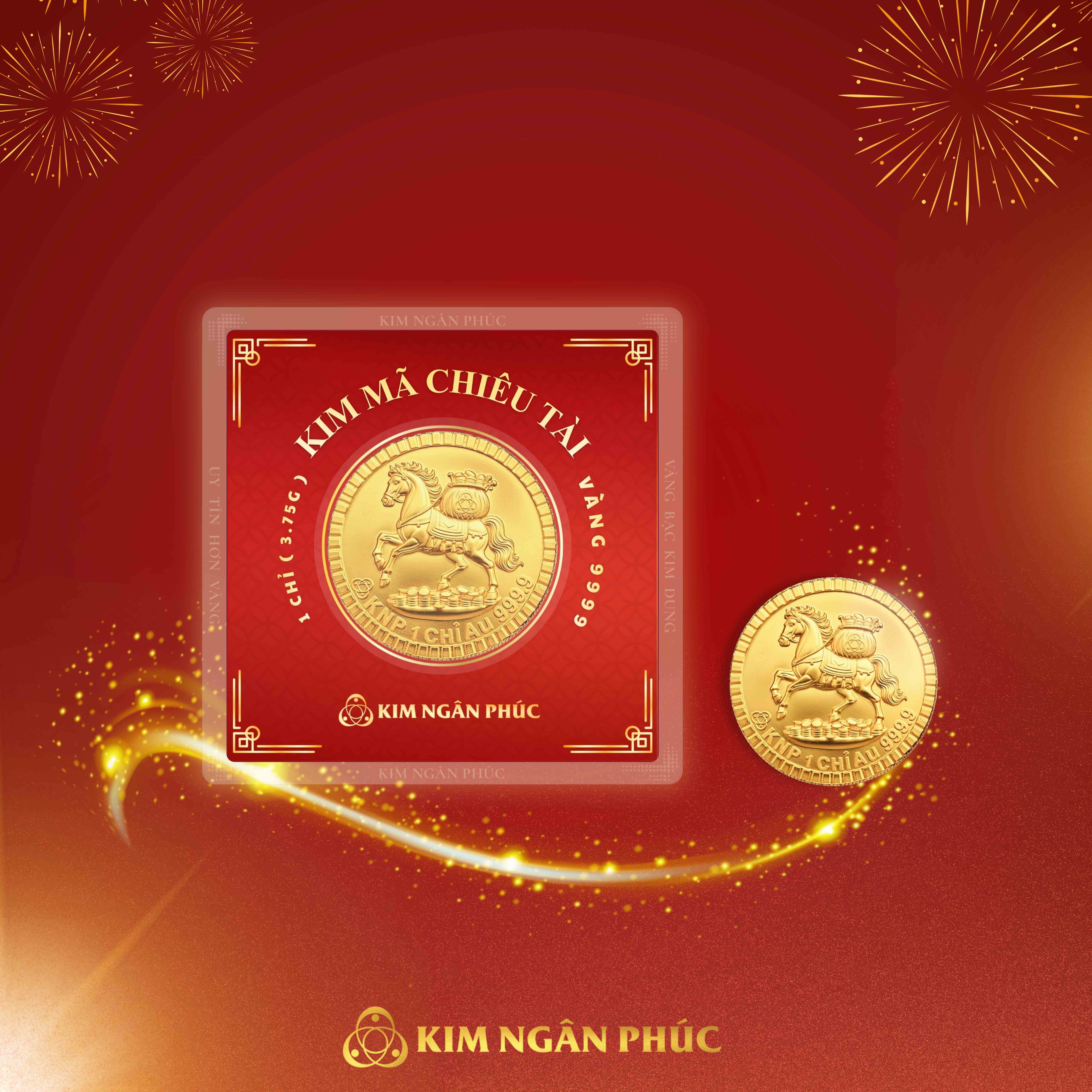 Vàng Kim Mã Chiêu Tài - 1 Chỉ Vàng