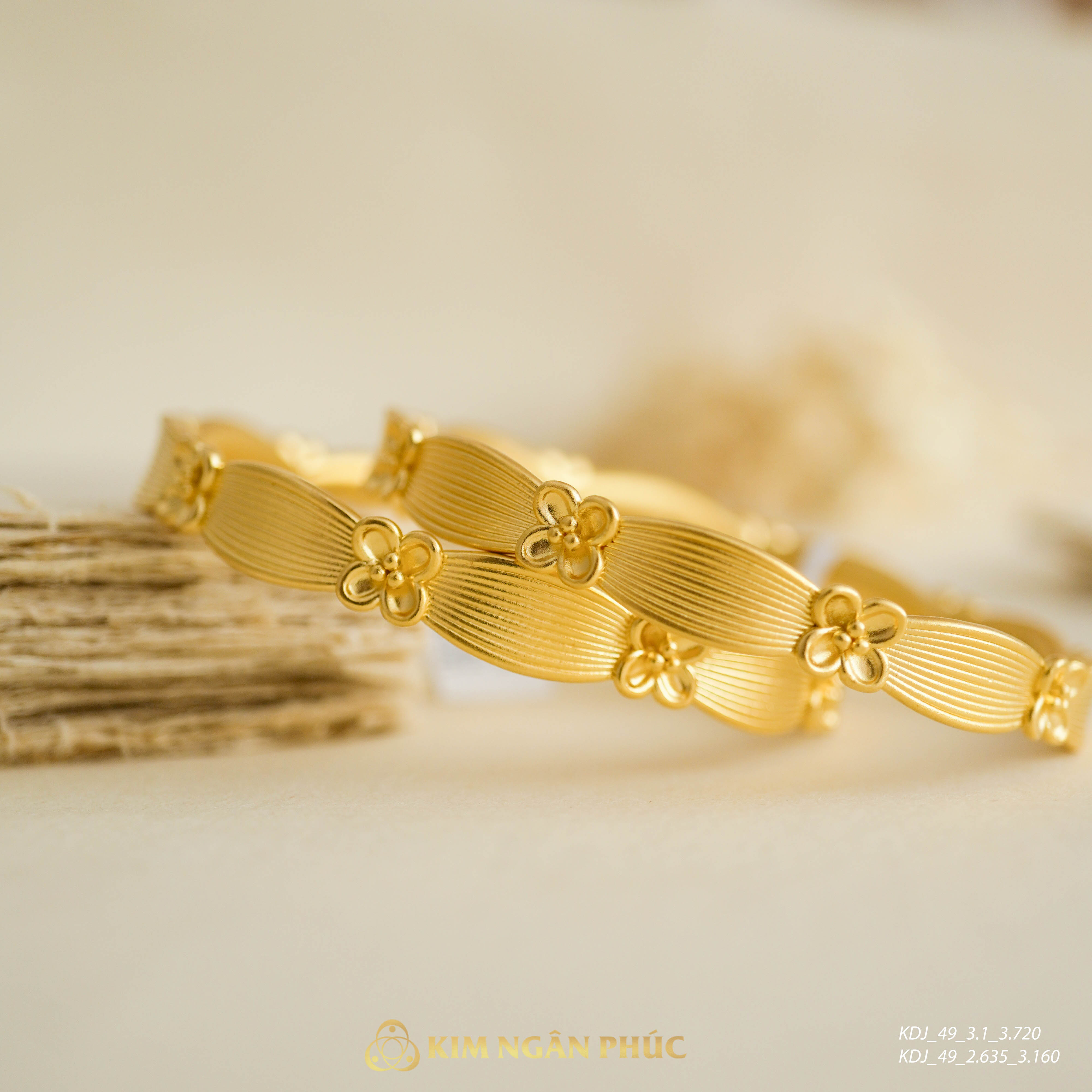 Lắc Tay Diệp Hoa Thanh Nhã 24k