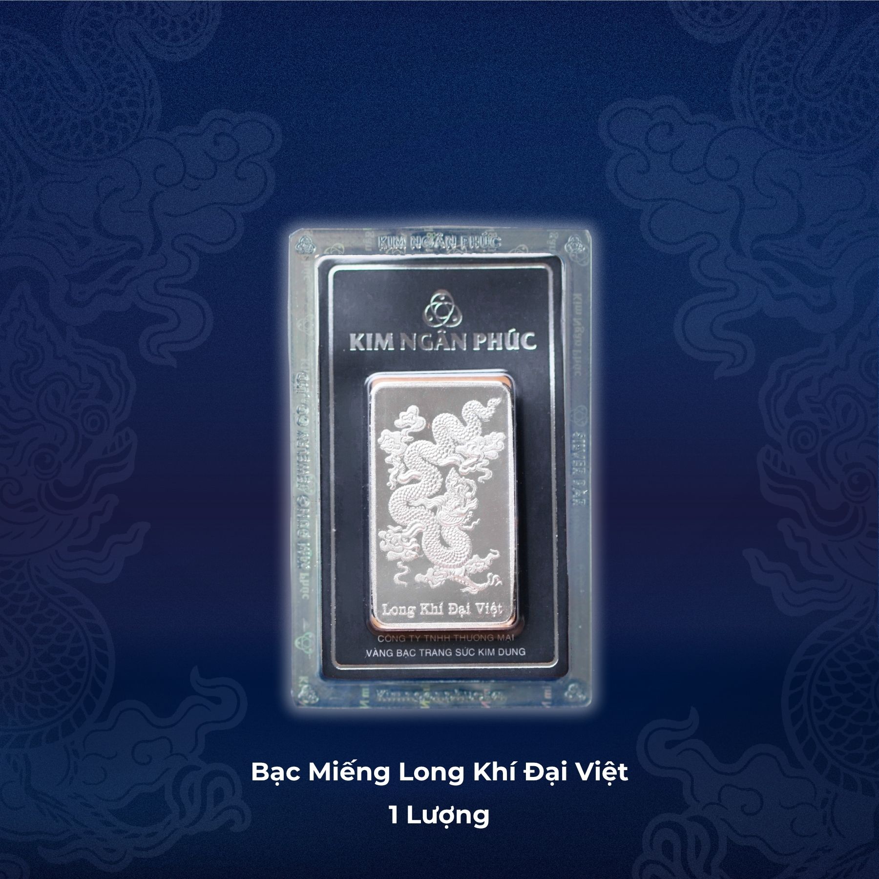 Bạc Miếng Long Khí Đại Việt - 1 Lượng