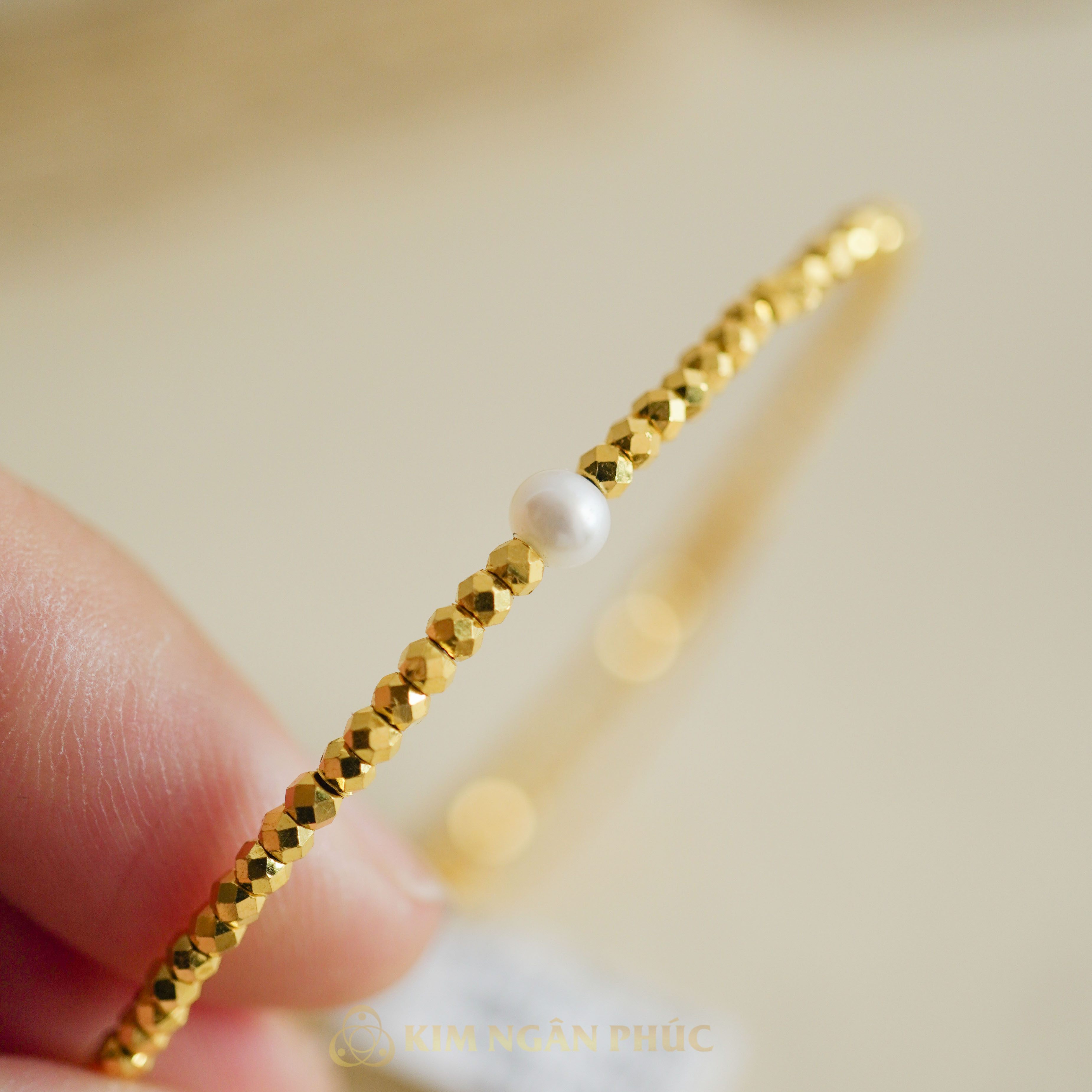 Lắc Tay Hạt Vòng Nhỏ Tinh Tế 24K