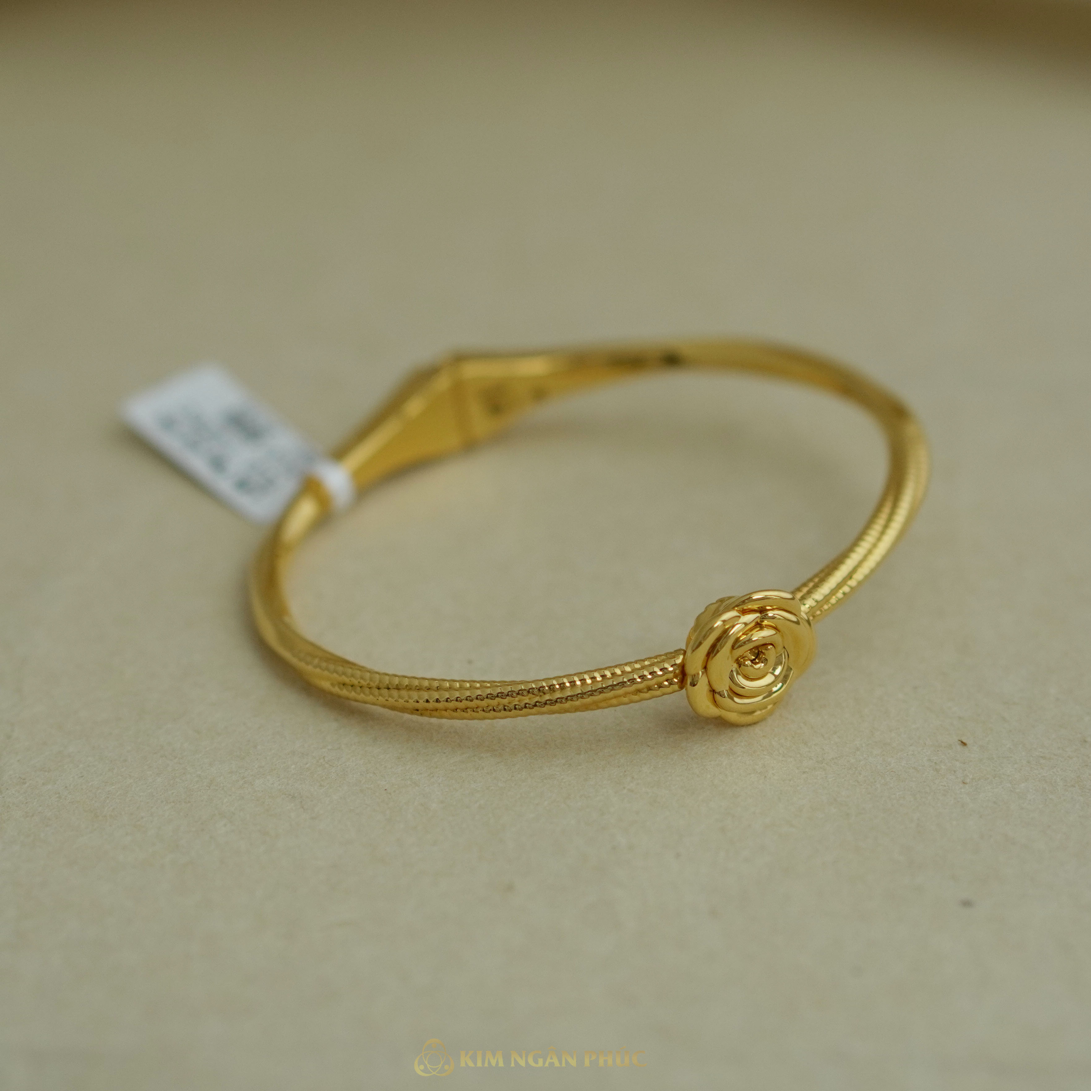 Lắc Tay Hoa Hồng 24K
