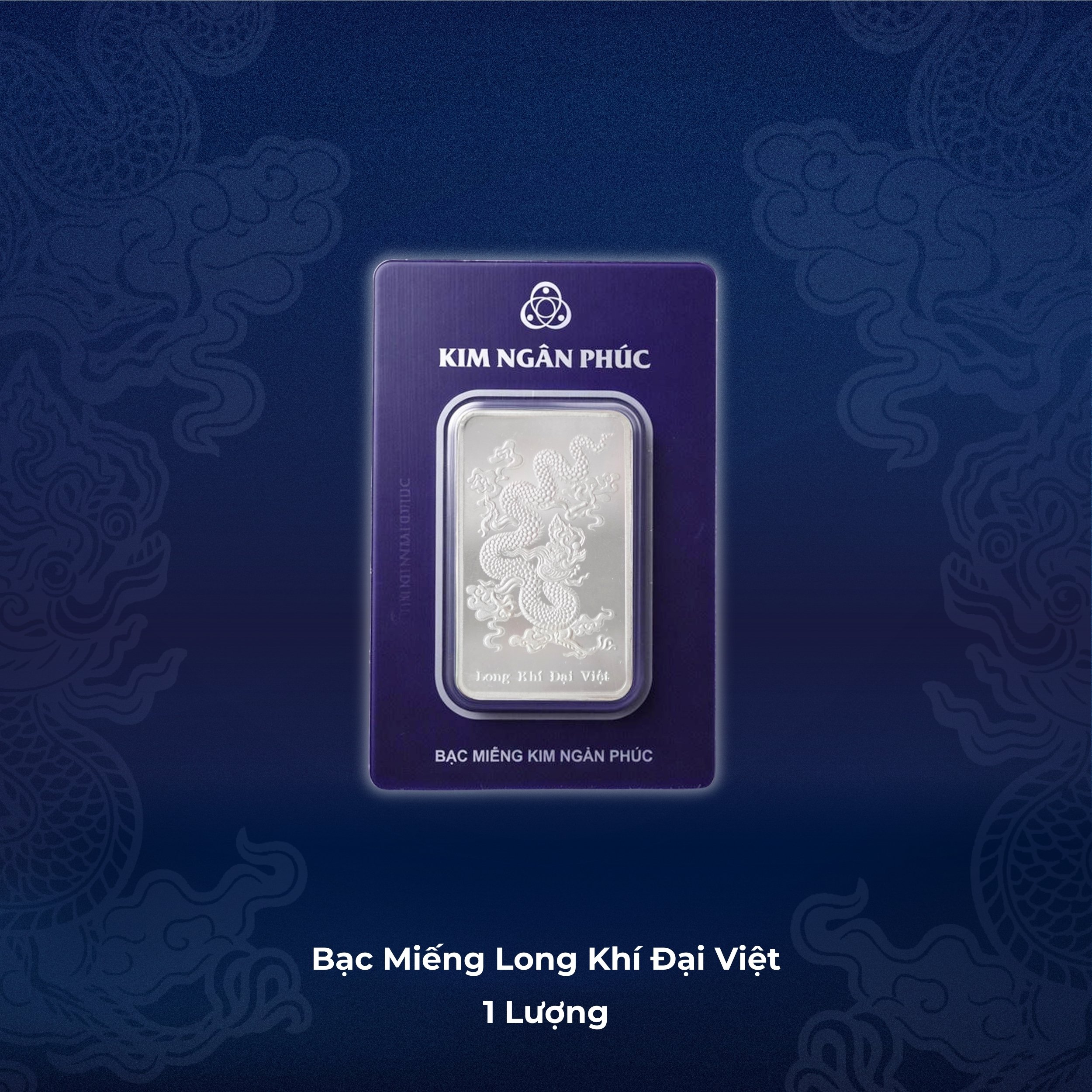 Bạc Miếng Long Khí Đại Việt - 1 Lượng