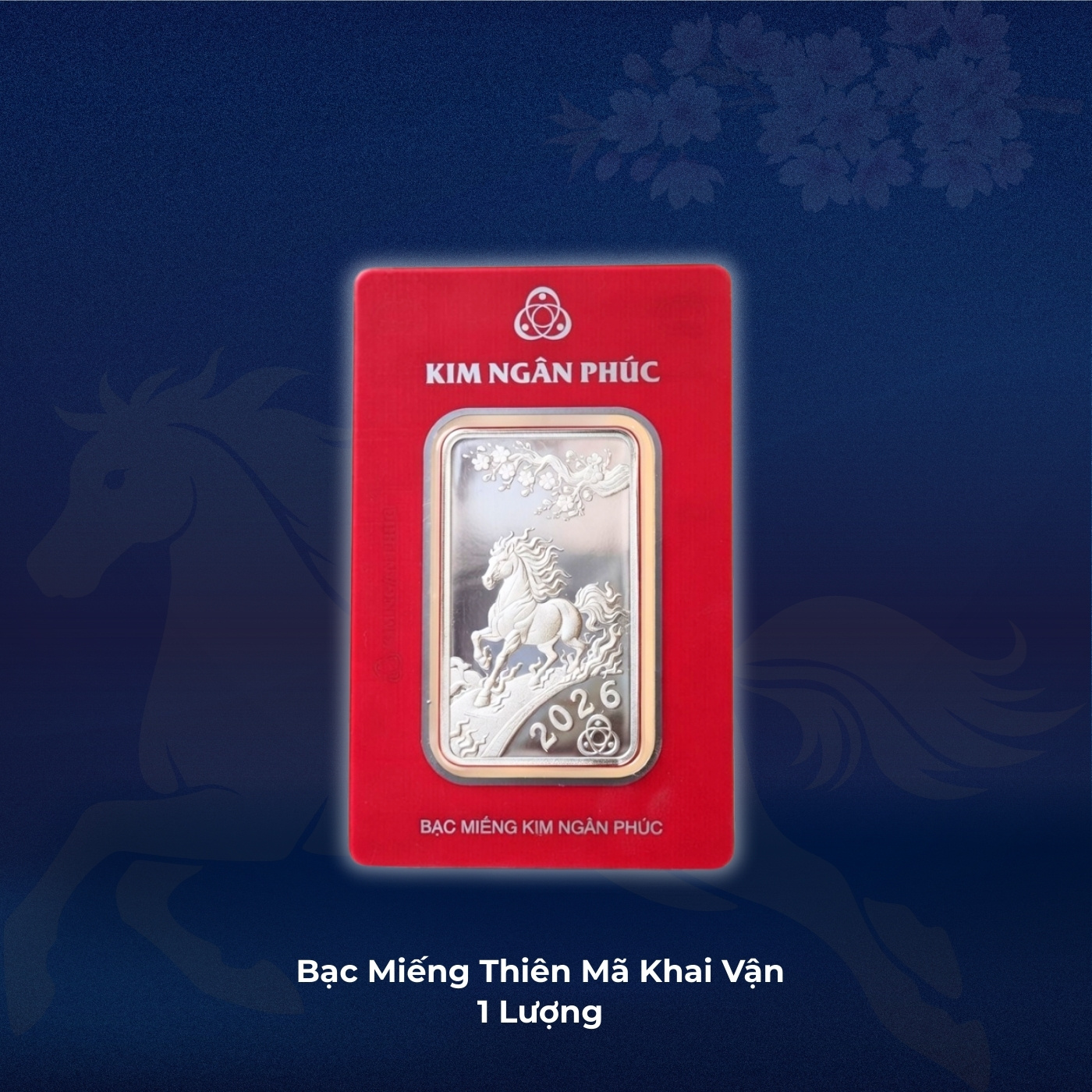 Bạc Miếng Thiên Mã Khai Vận - 1 Lượng