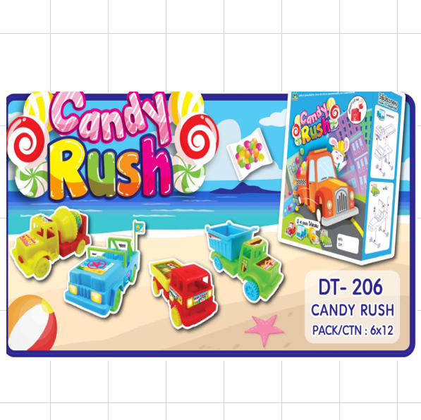 CANDY RUSH - Kẹo đồ chơi Oto DT206