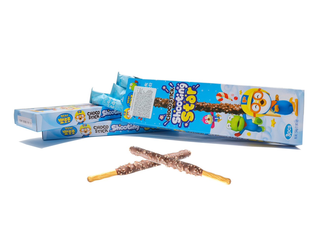 Bánh que socola kẹo nổ Pororo 54g