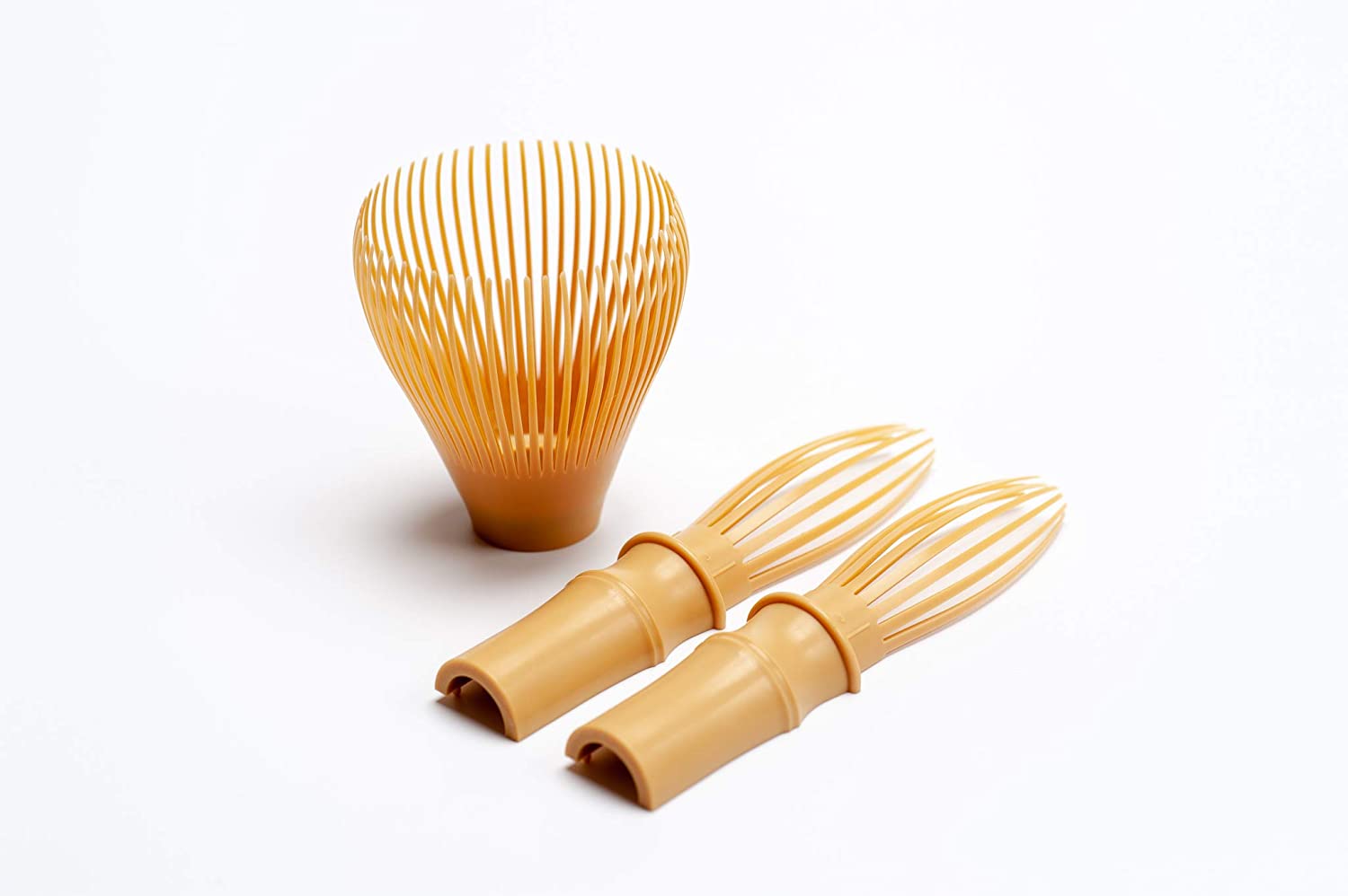 Set Chổi nhựa cao cấp Chasen Resin pha matcha (100% Made in Japan) - Gồm đế giữ chổi Naoshi