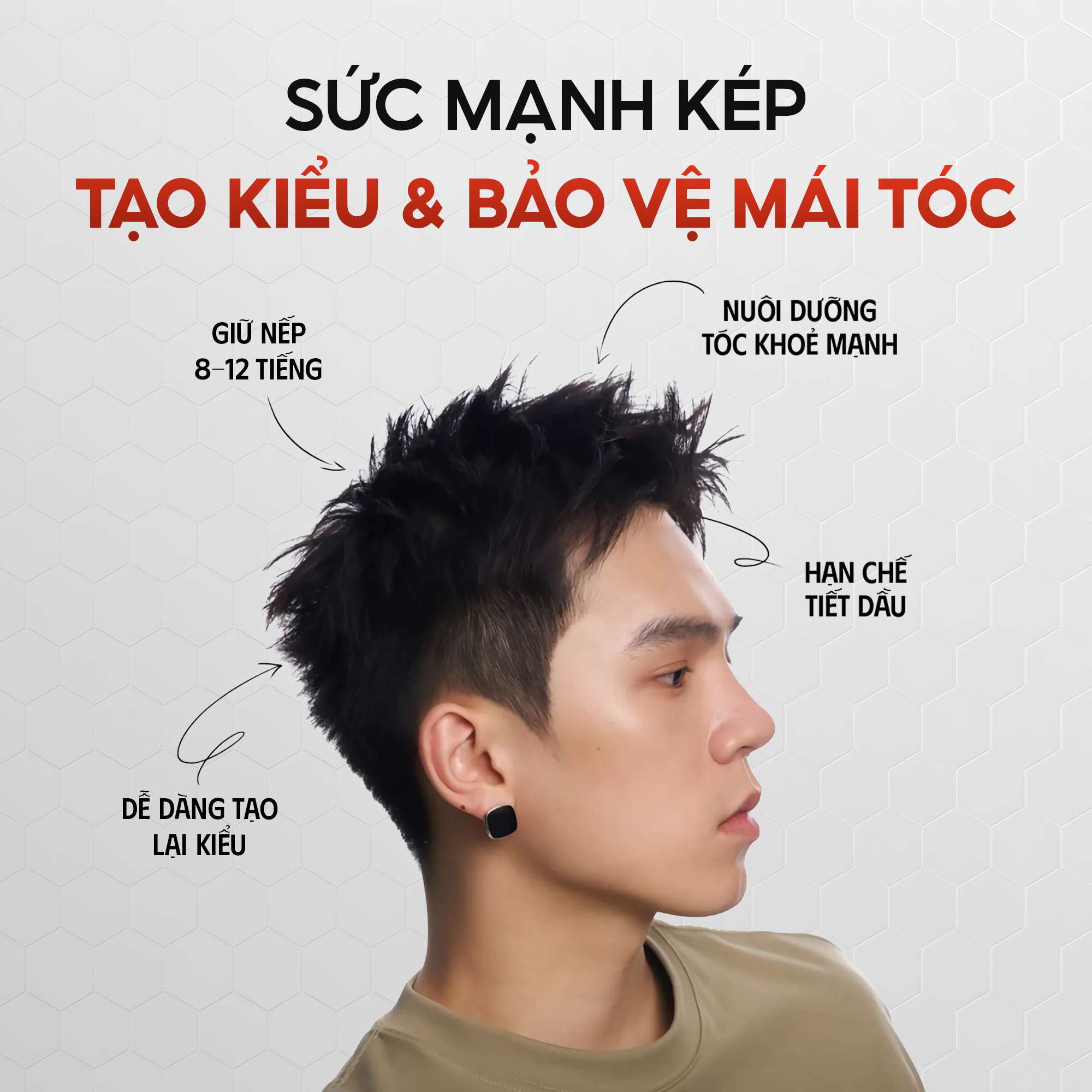 CINPLUS | Sáp Tạo Kiểu Hương Nước Hoa | SICILY 1504 | Clay Wax High Hold ( 30g )