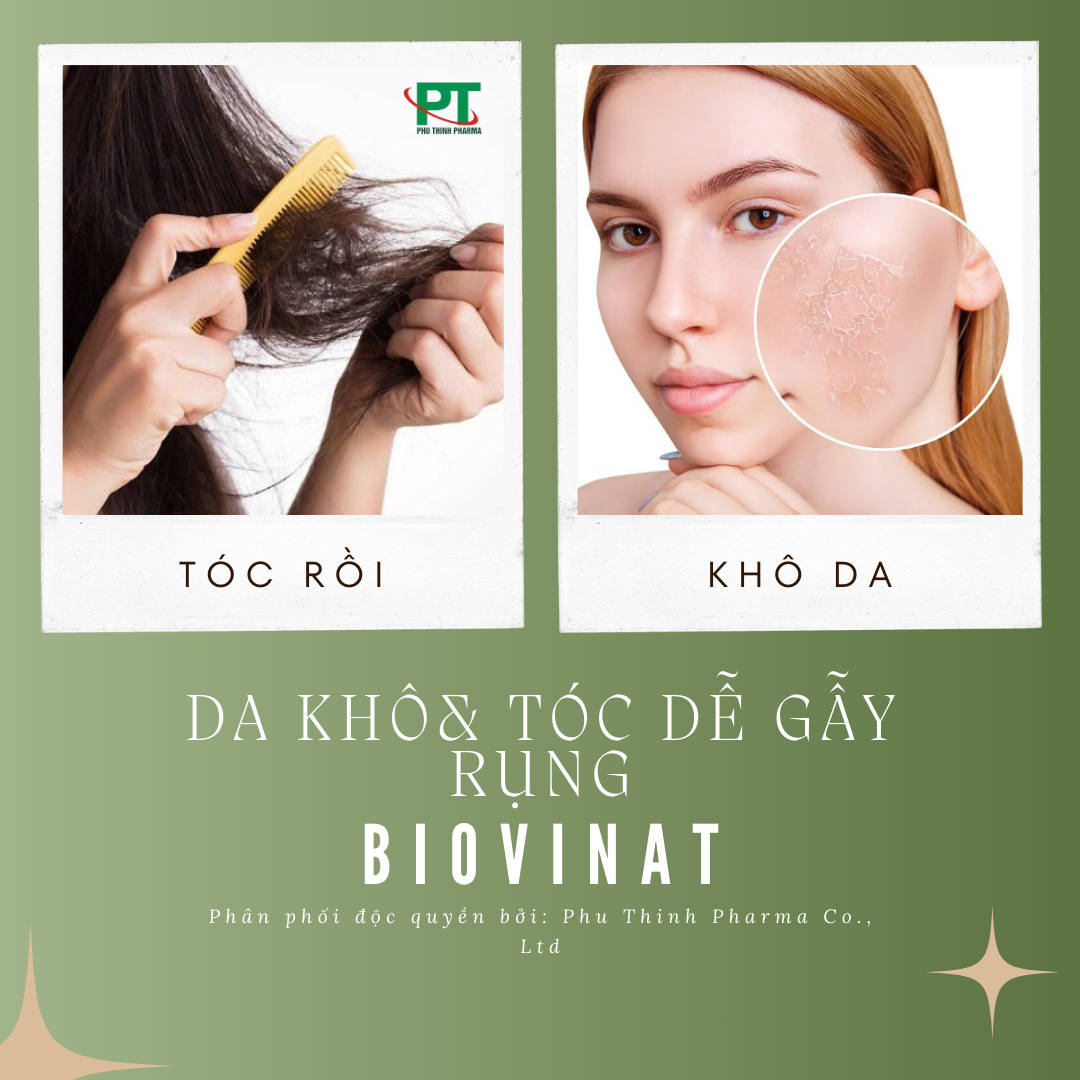 Nguyên Nhân Gây Khô Da, Tóc Dễ Gãy Rụng và Sơ Rối: Tại Sao Bạn Cần BIOVINAT?