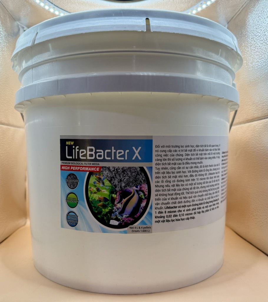 Lifebacter X - Vật liệu lọc sinh học hiệu suất tổng của Lifebacter L+S