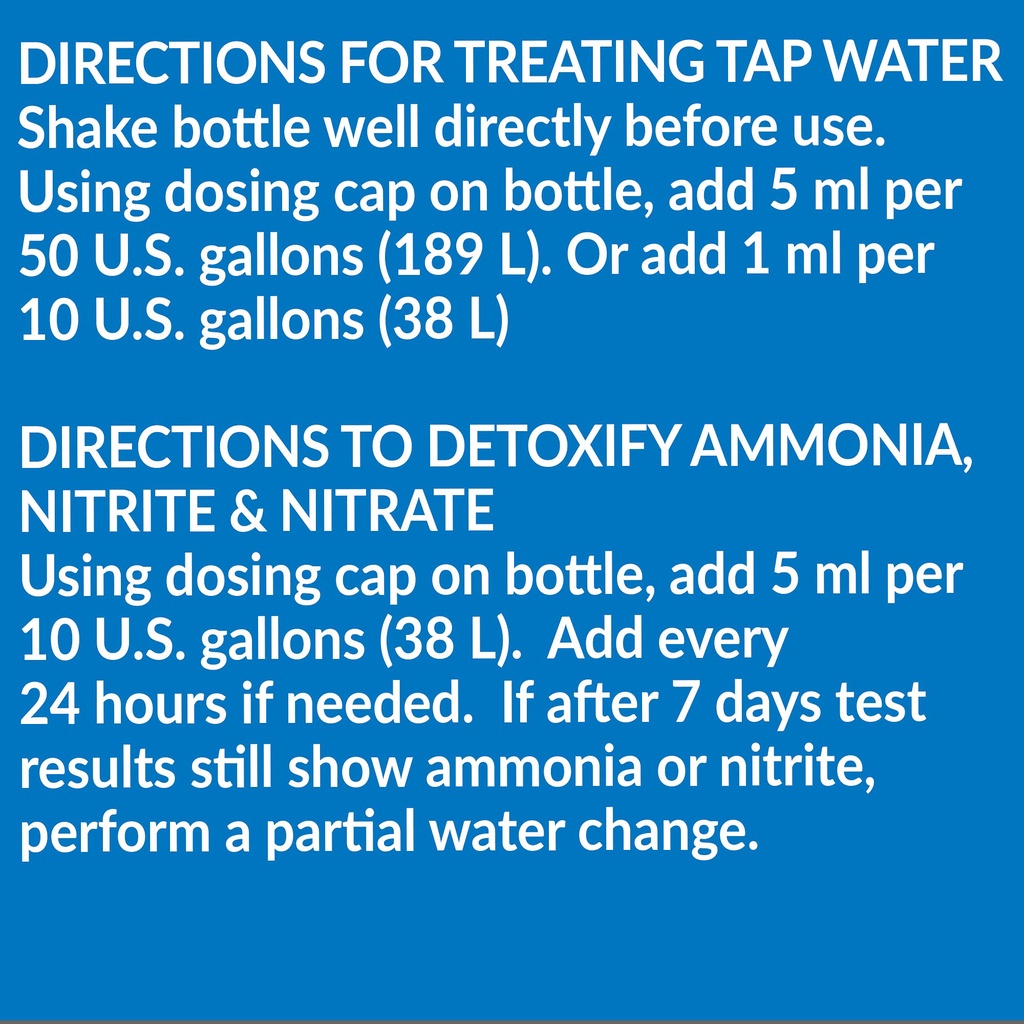 API - Aqua Essential - Khử clo, cloramin, kim loại nặng, NH3, NO2, NO3