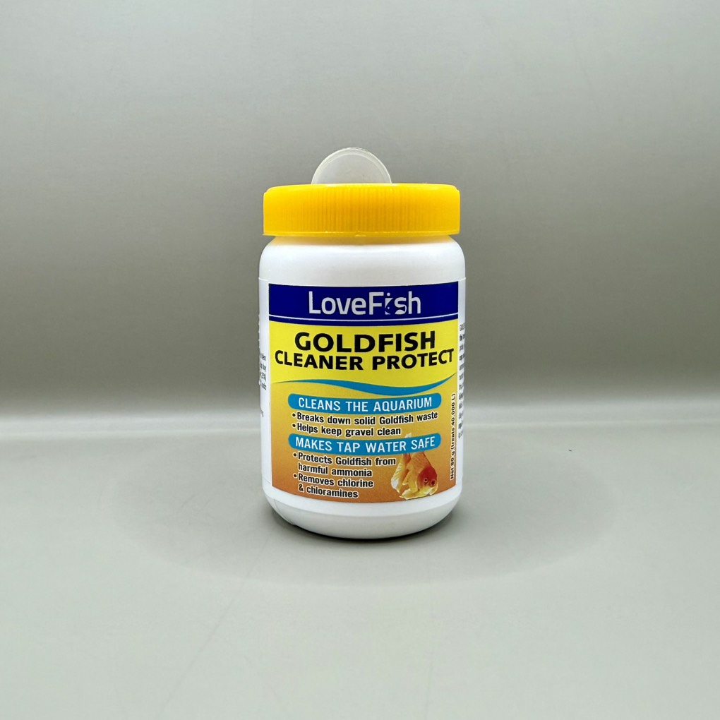 LoveFish - Goldfish Cleaner Protect - Vi sinh dị dưỡng, Ezyme & khử độc clo, cloramin, NH3, kim loại nặng mạnh nhất