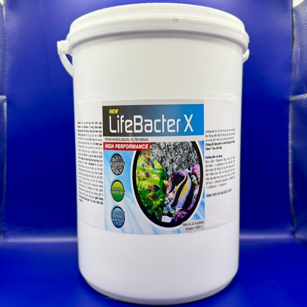 Lifebacter X - Vật liệu lọc sinh học hiệu suất tổng của Lifebacter L+S