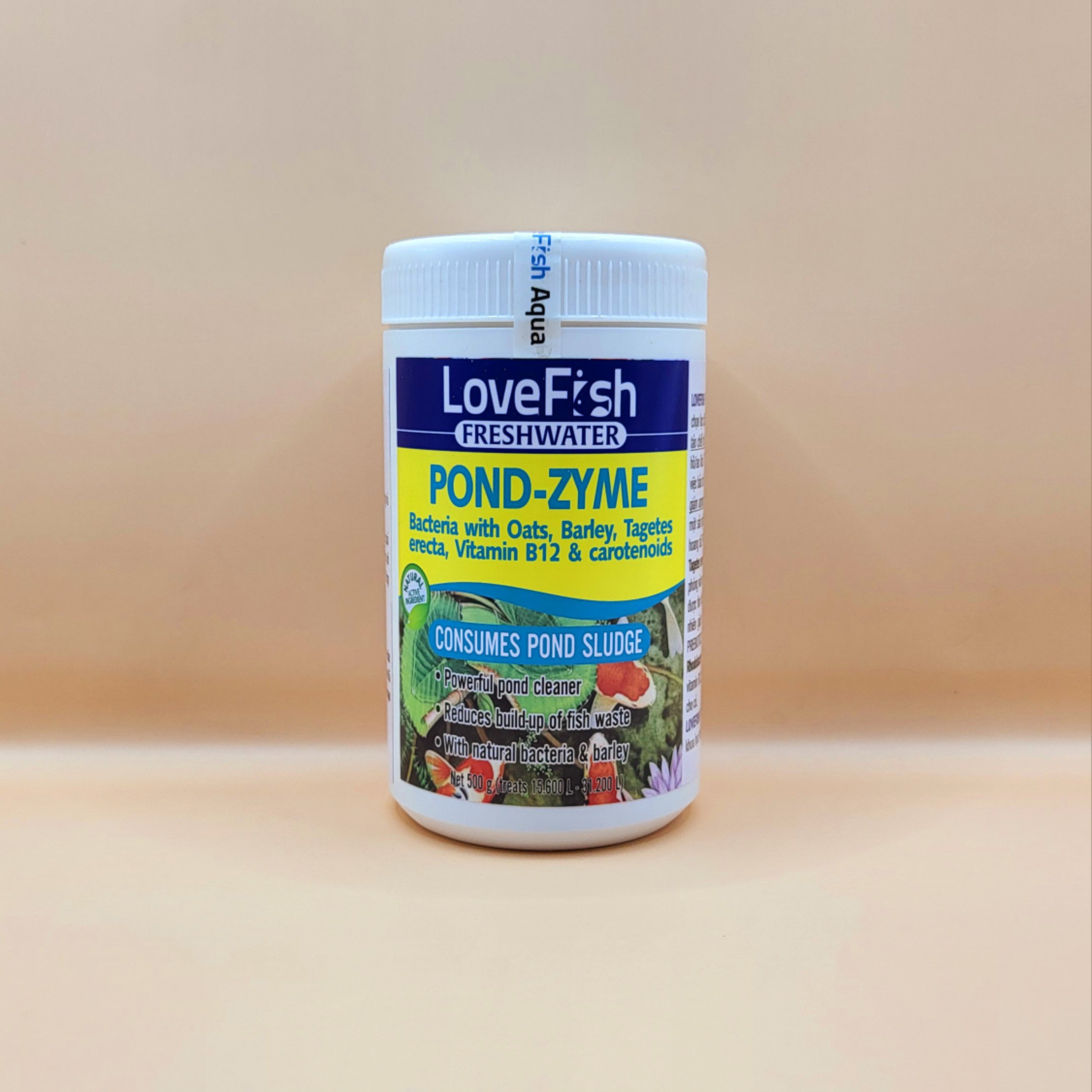 LoveFish - Pond zyme - Vi sinh phân giải mùn bã, khử ni-tơ, Phốt-pho& tăng màu, sức khỏe