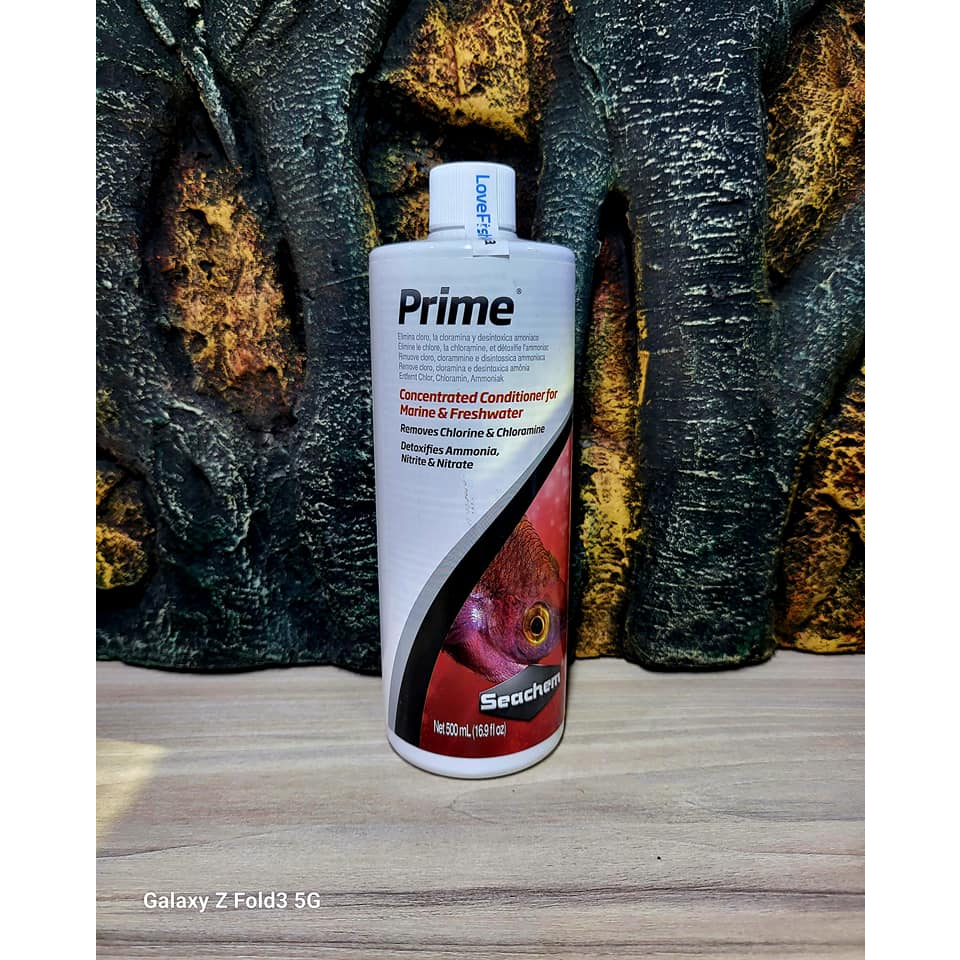 Seachem - Prime - Khử độc Clo, Cloramin, kim loại nặng & amina, nitrit, nitrat