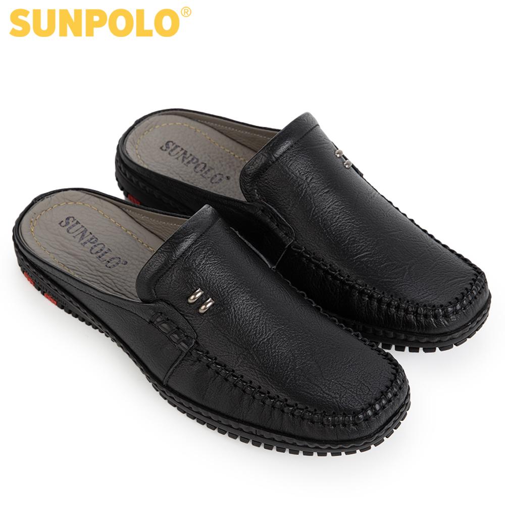 Dép sapo Giày sục da bò đế cao su SPO322