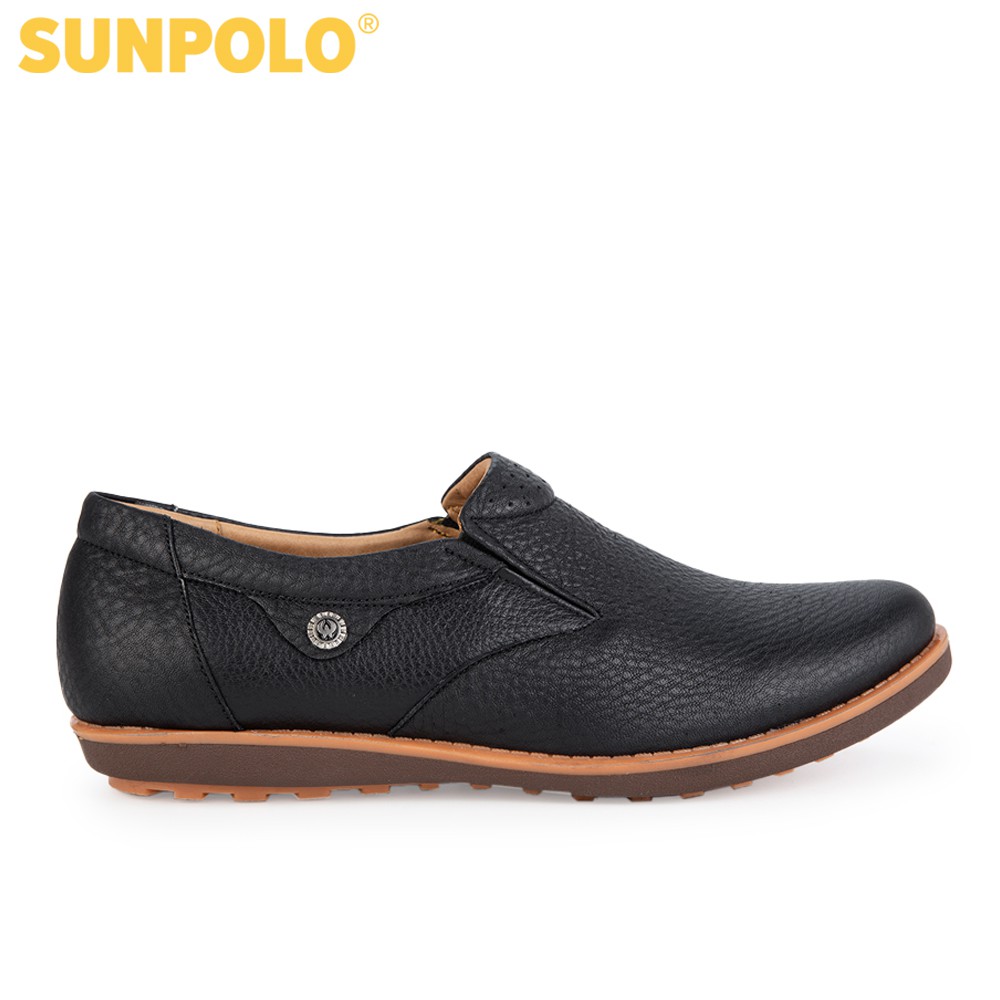 Giày Mọi Nam SUMU01 Da Bò Nâu