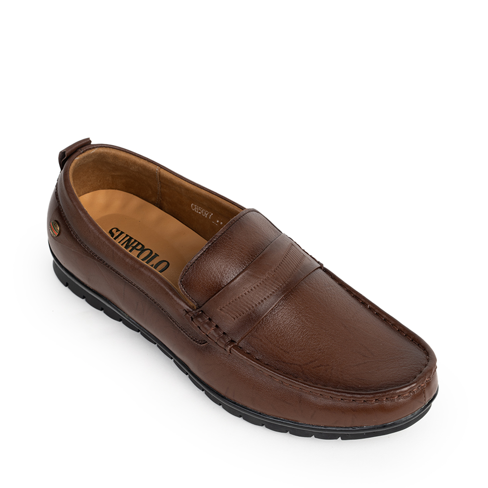 Giày lười CS5077 da bò
