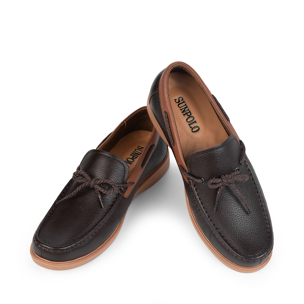 Giày lười nam CS5162 da bò