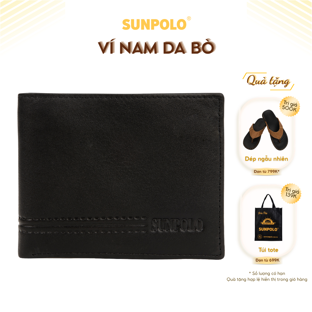 Ví ngang nam da bò WSCT13