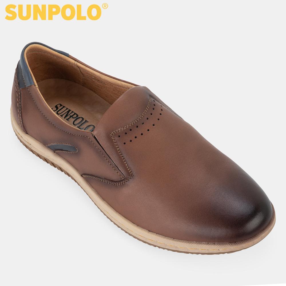 Giày Mọi Nam SPH423 Da Bò