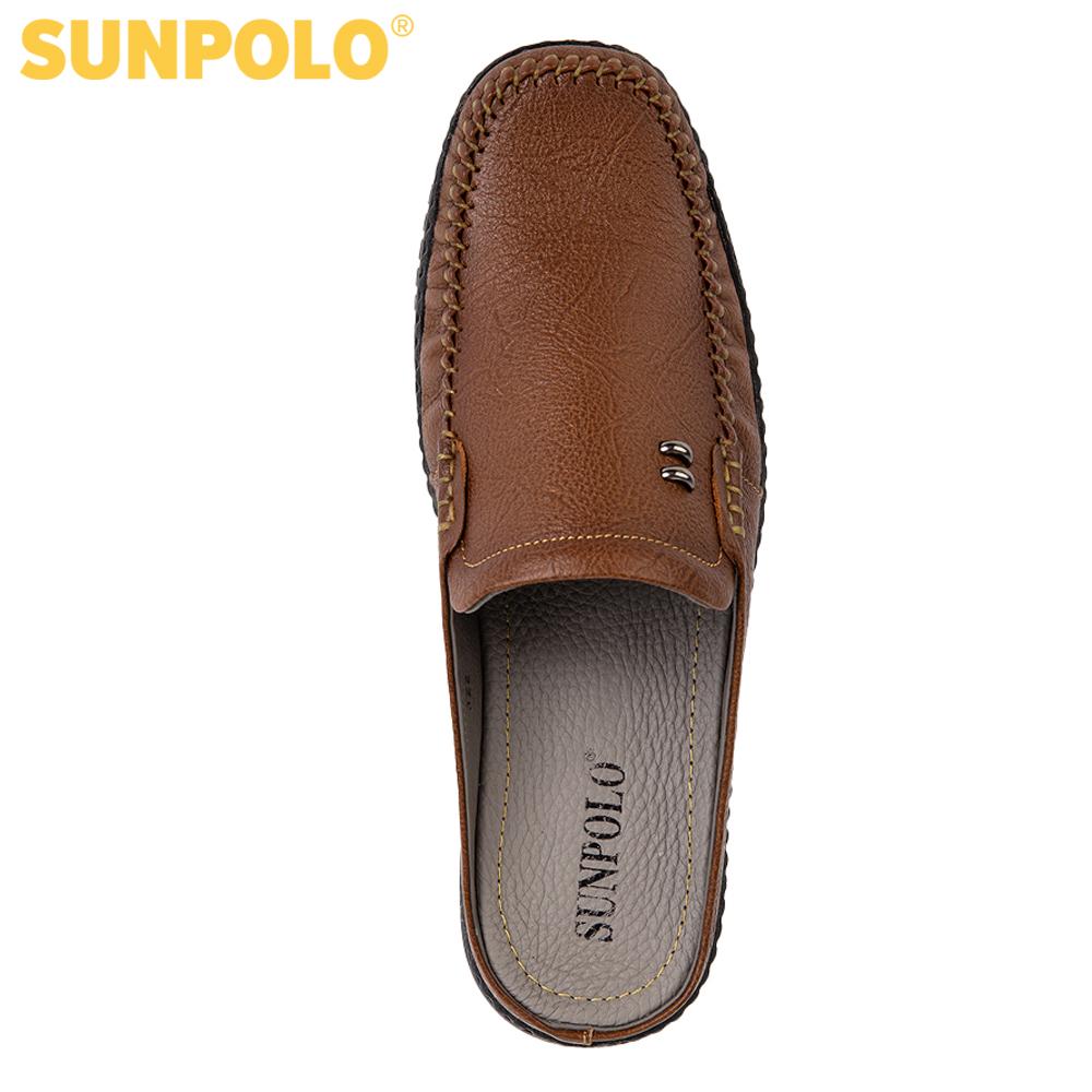 Dép sapo Giày sục da bò đế cao su SPO322