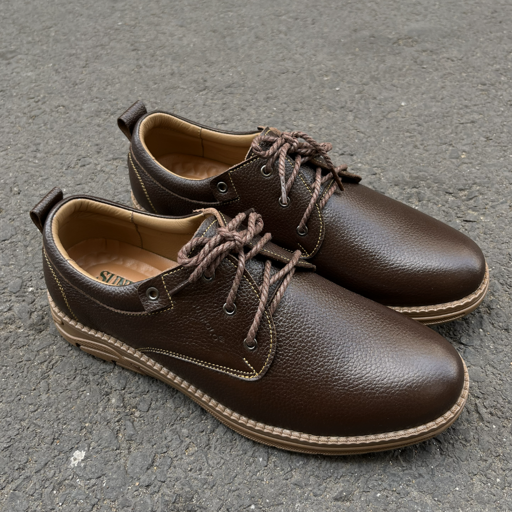 Giày nam da bò đế cao su CS4060 phiên bản mới