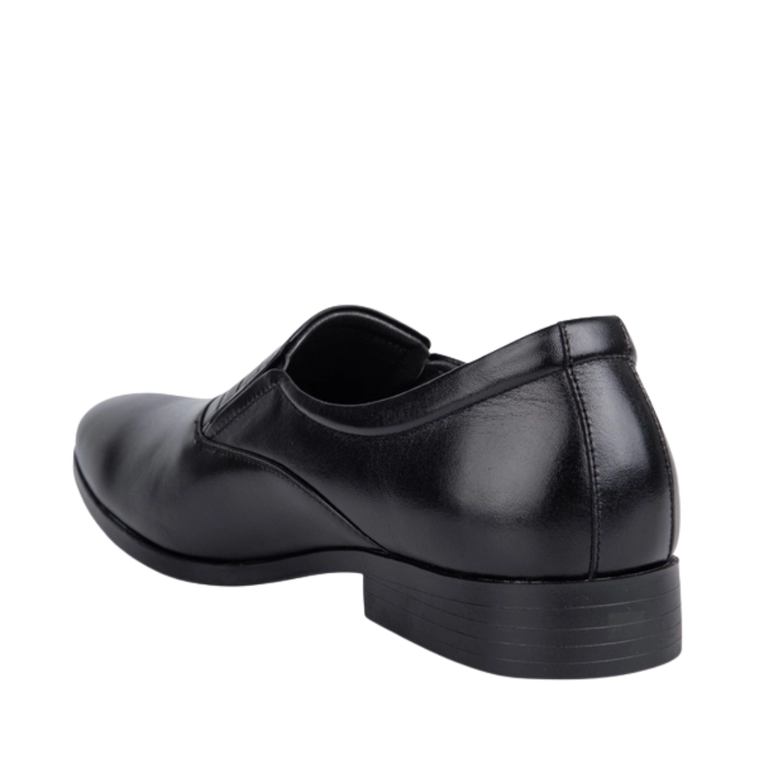Giày tây nam SPH342 Da bò SUNPOLO giày công sở, đi tiệc đế cao 3cm