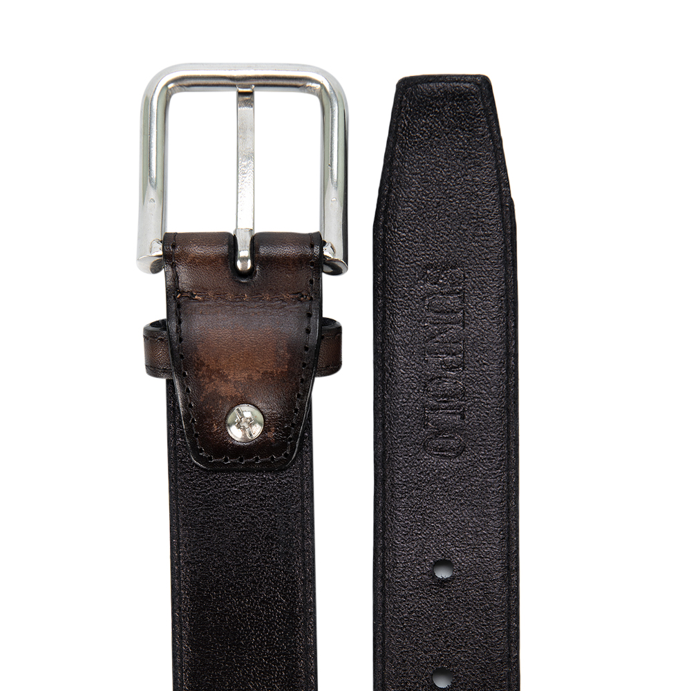 Dây nịt BSMK47 da bò vân caro