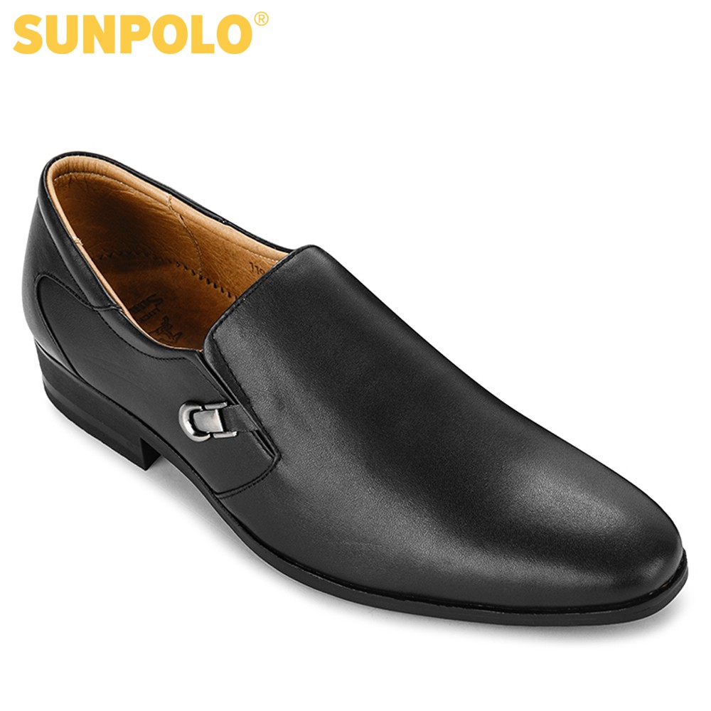 Giày tây nam SKT119 da bò đế cao su mũi nhọn