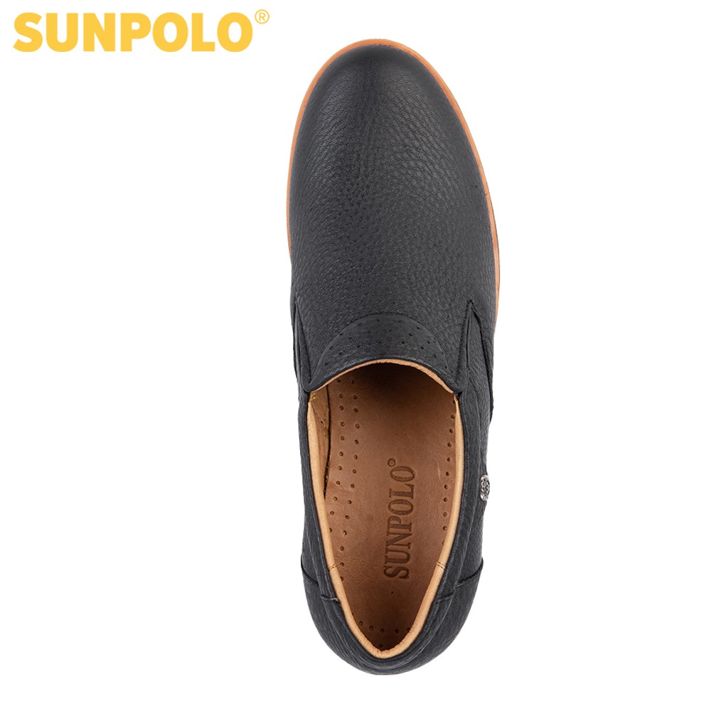 Giày Mọi Nam SUMU01 Da Bò Nâu