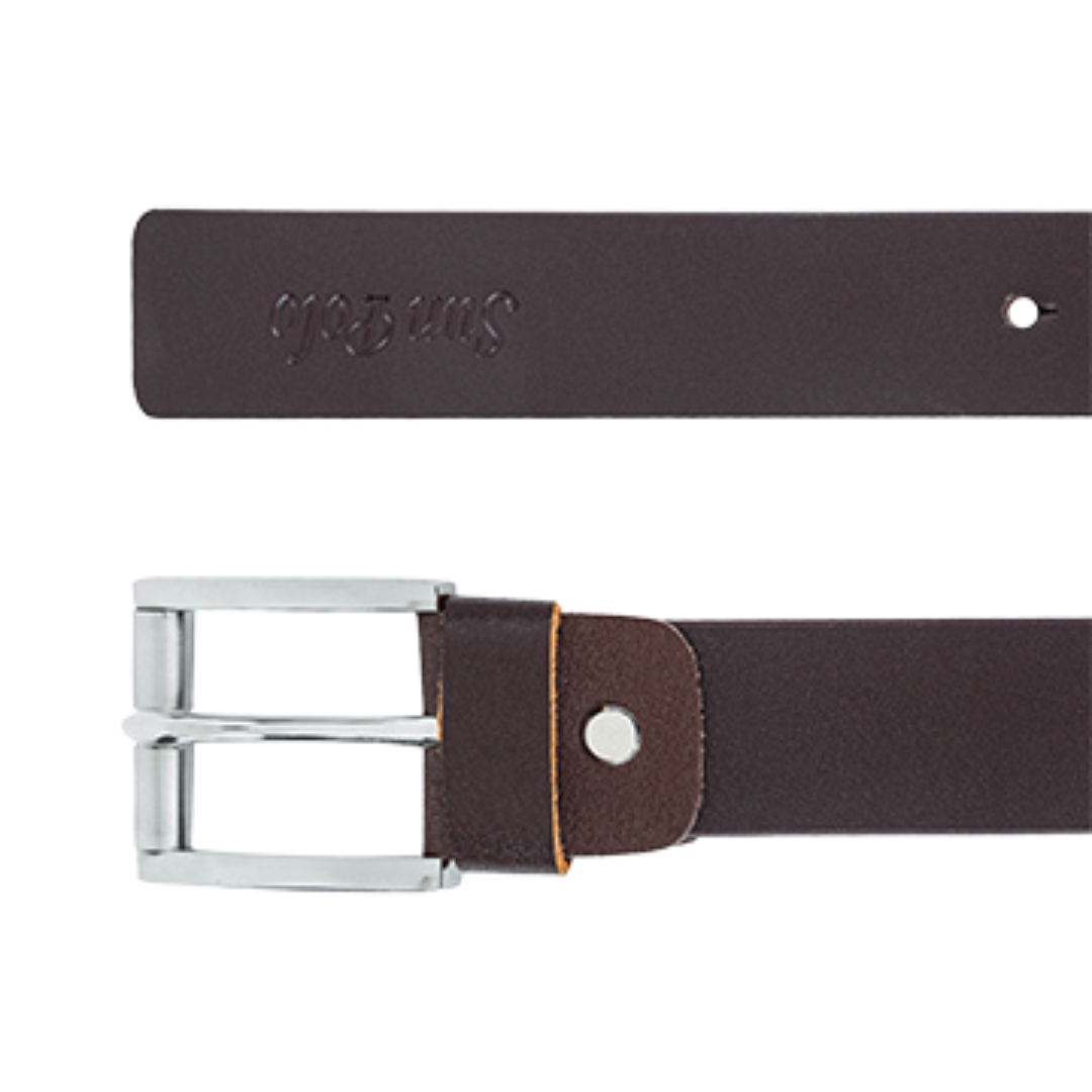 Dây nịt nam da bò BELT03 đầu khóa kim xỏ lỗ