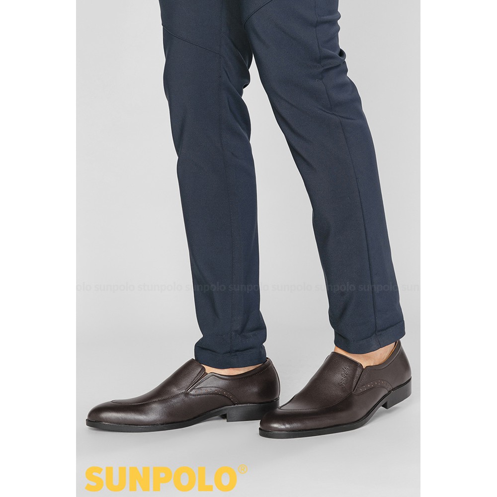 Giày Tây Nam KT0540 Da Bò Nâu Đen