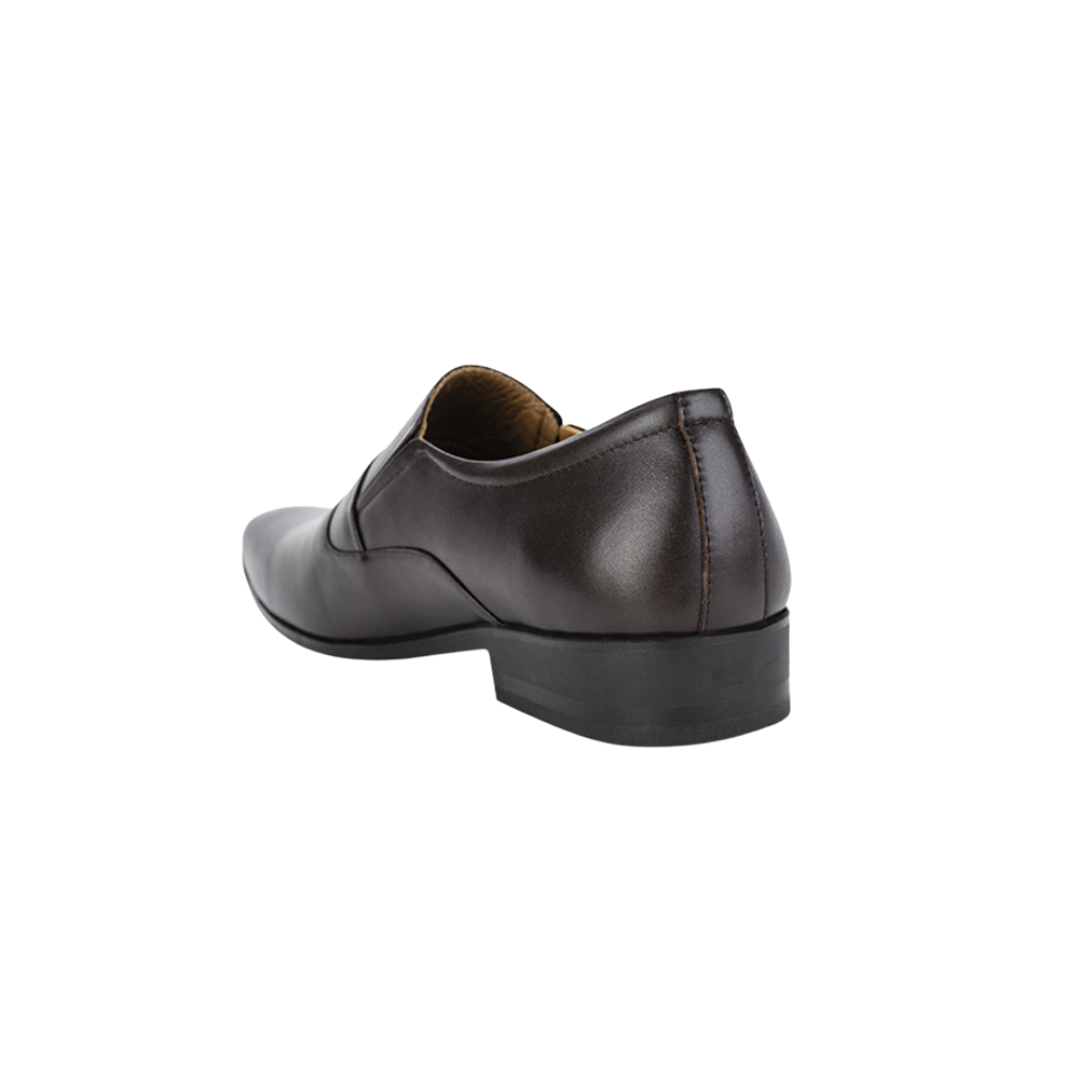 Giày tây TAY234 da bò đế cao su mũi nhọn có 2 phiên bản màu Đen/Nâu