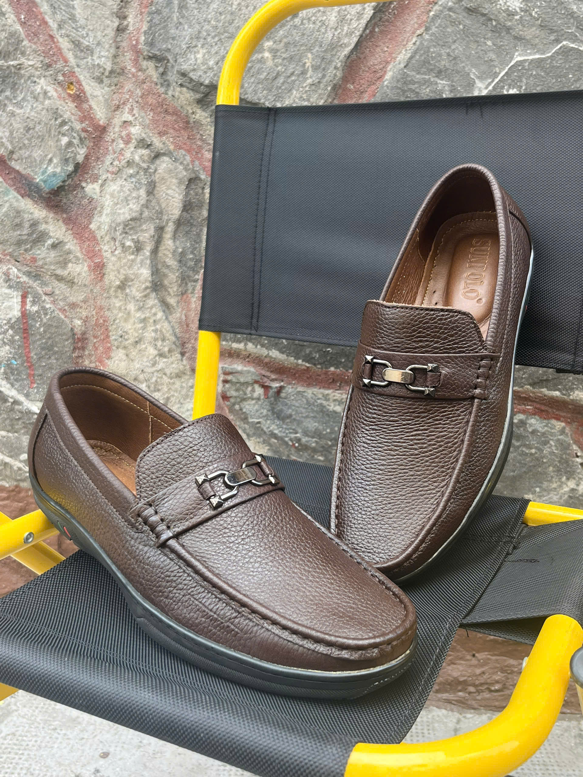 Giày lười FUS732 da bò cao cấp