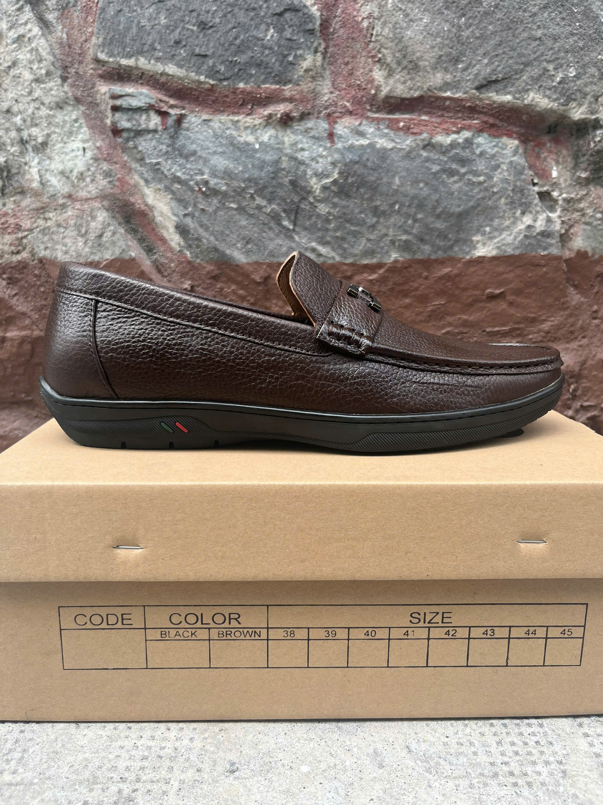 Giày lười FUS732 da bò cao cấp