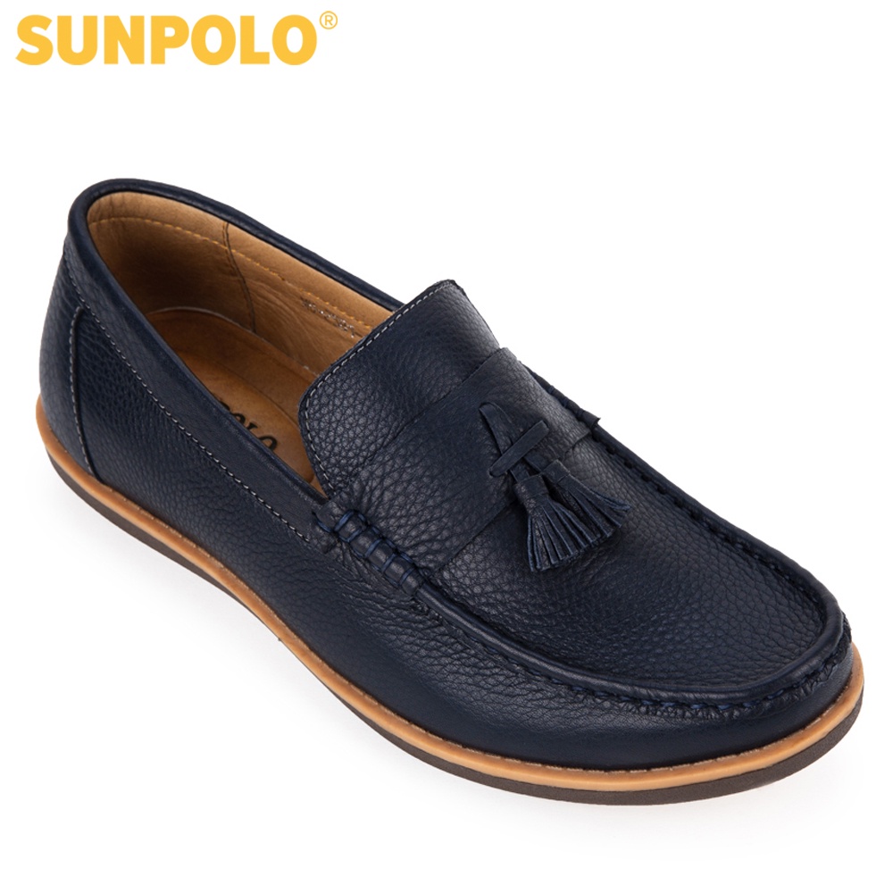 Giày lười nam MU2581 Da bò cao cấp đi làm công sở đi chơi