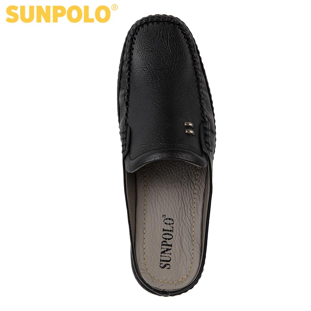 Dép sapo Giày sục da bò đế cao su SPO322