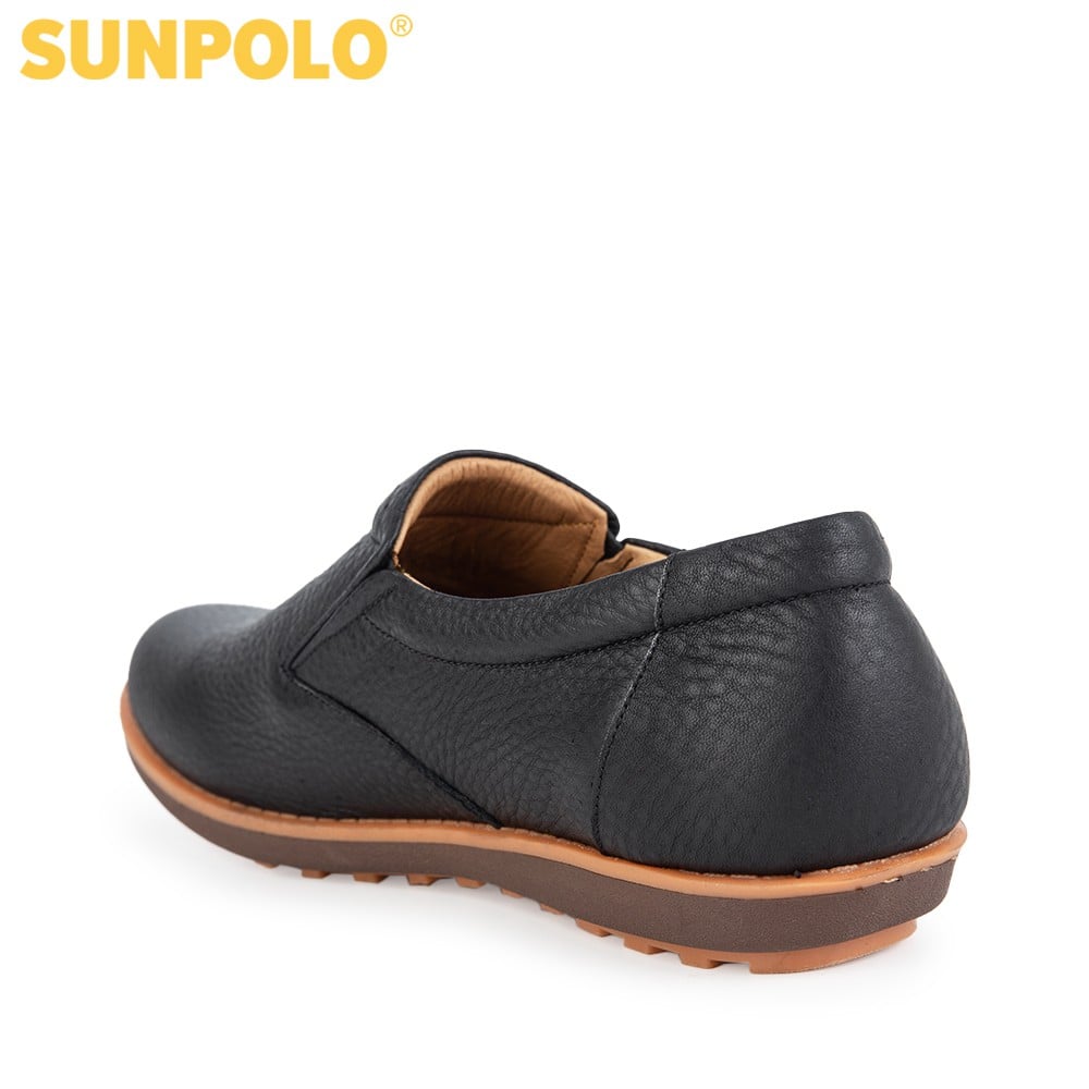 Giày Mọi Nam SUMU01 Da Bò Nâu