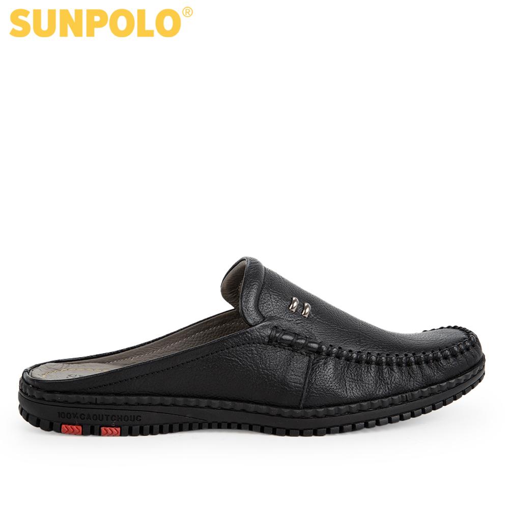 Dép sapo Giày sục da bò đế cao su SPO322