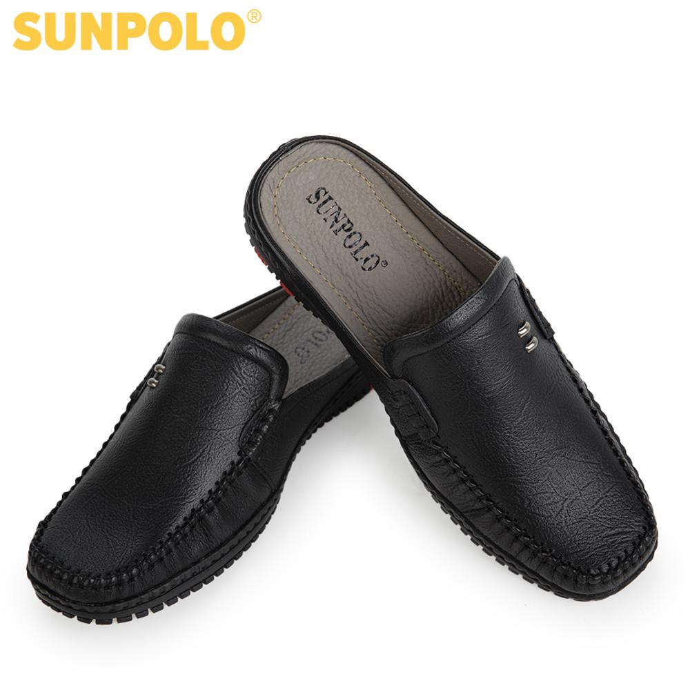 Dép sapo Giày sục da bò đế cao su SPO322