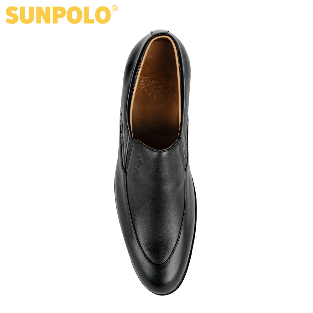 Giày Tây Nam KT0540 Da Bò Nâu Đen