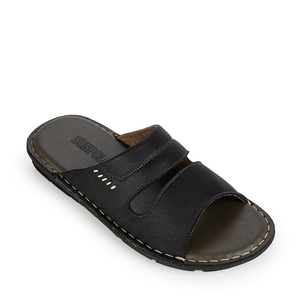 Dép Quai Ngang AQN027 Da Bò cao cấp