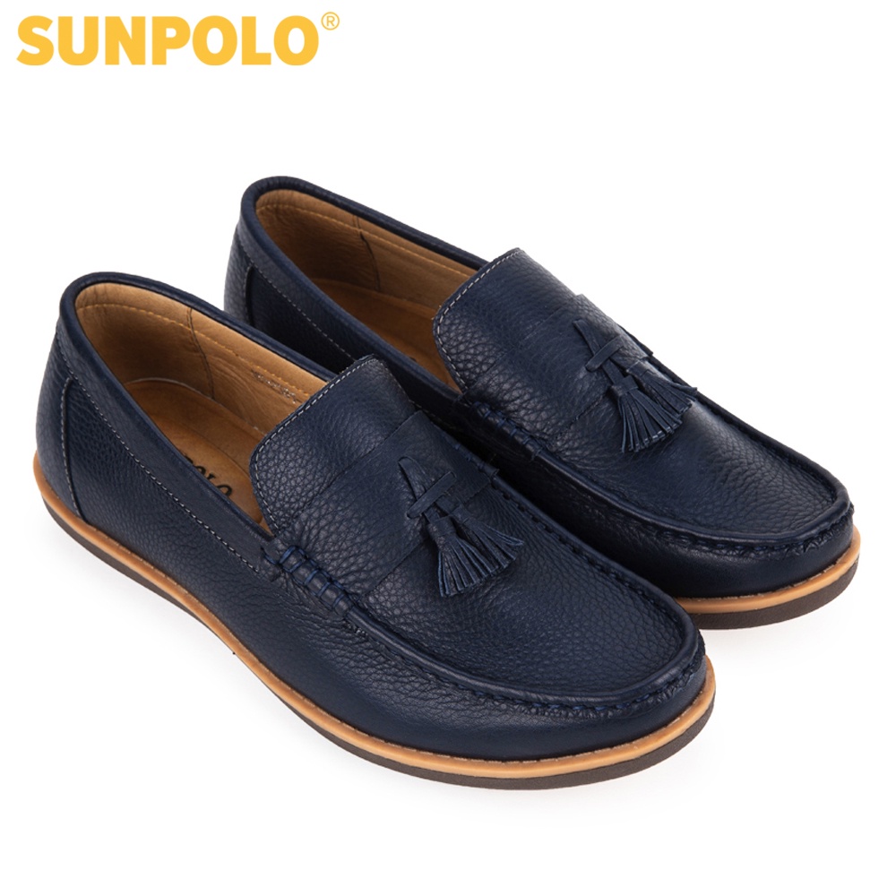 Giày lười nam MU2581 Da bò cao cấp đi làm công sở đi chơi