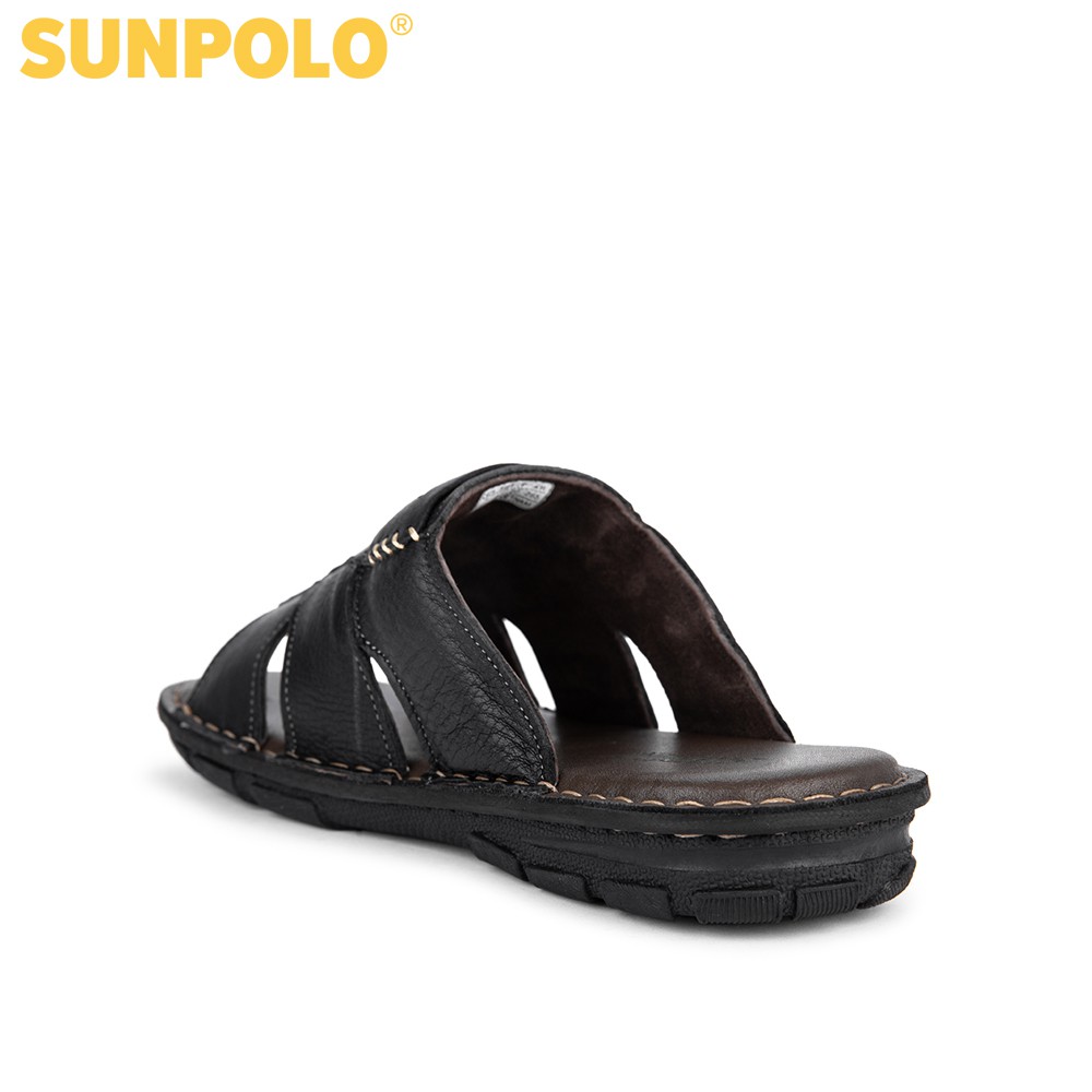 Dép Quai Ngang Nam Da Bò - AQN009