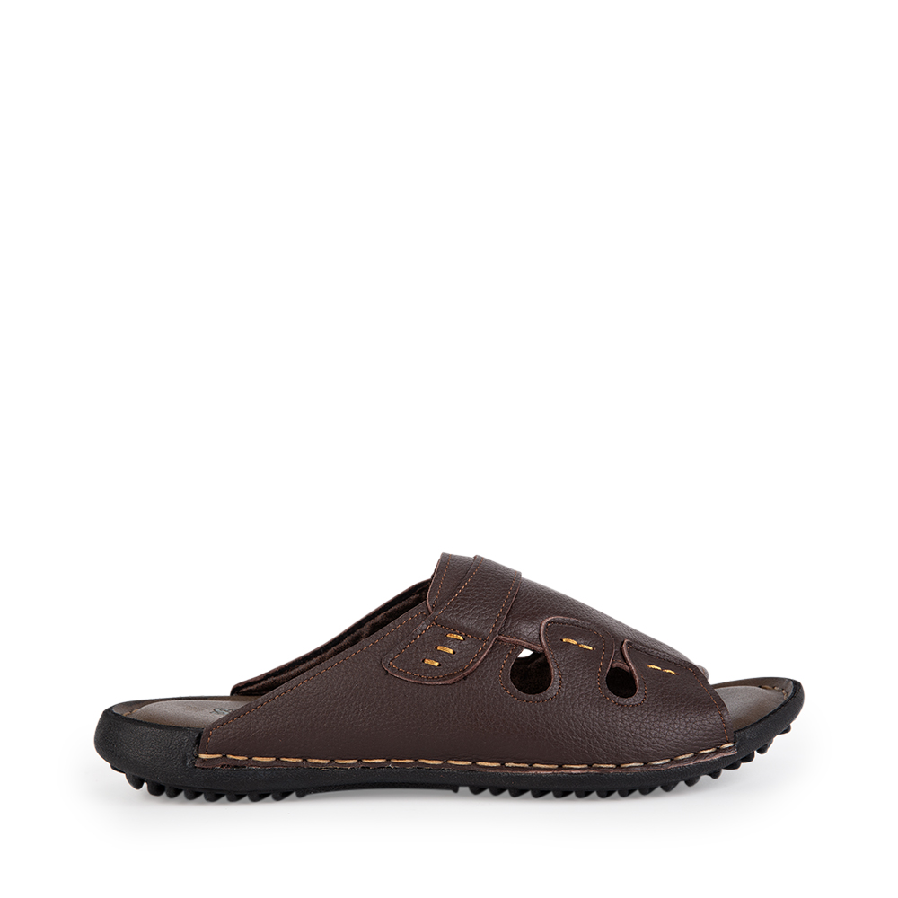 Dép Quai Ngang Nam DQN018 Da Bò Cao Cấp