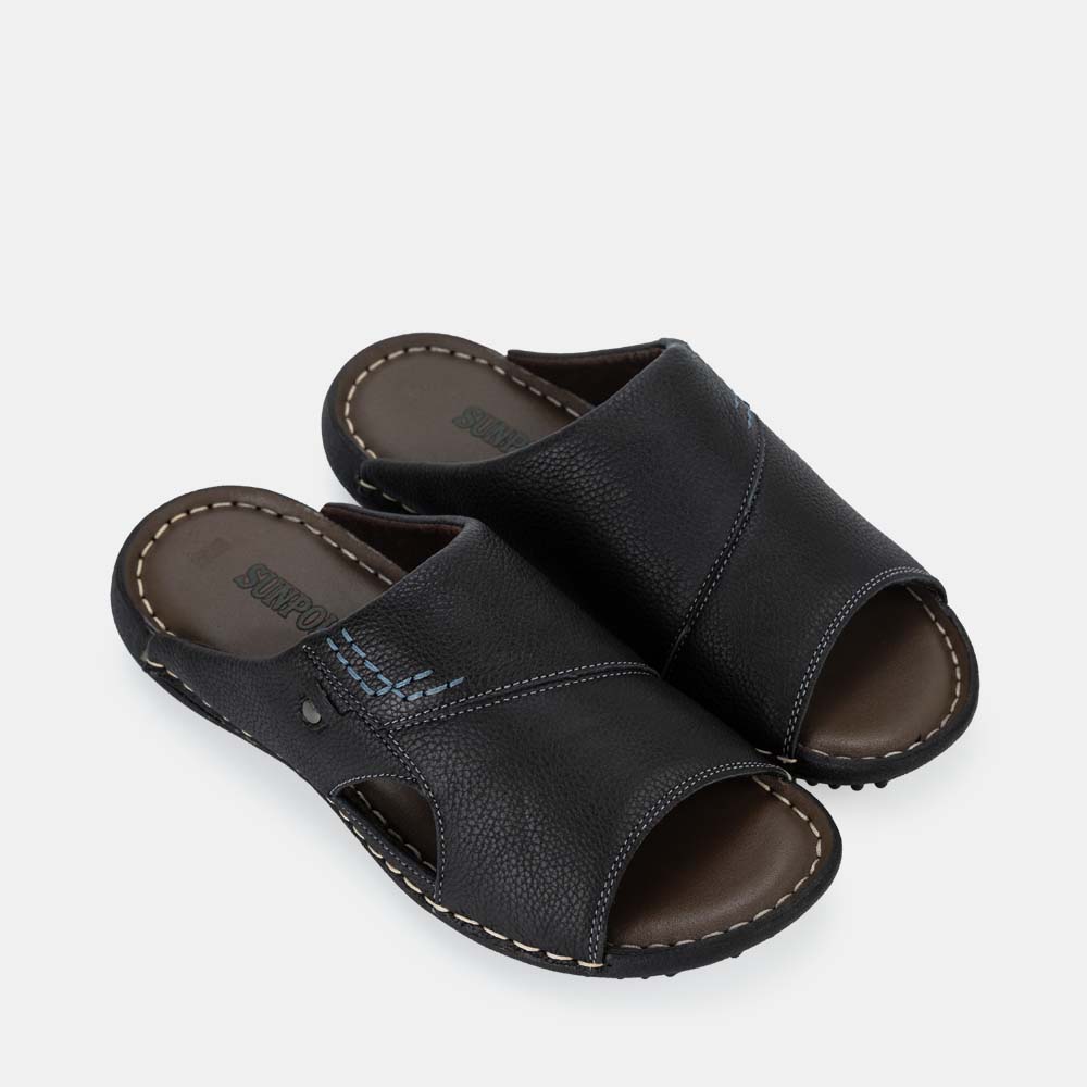 Dép Quai Ngang Nam DQN021 Da Bò Cao Cấp