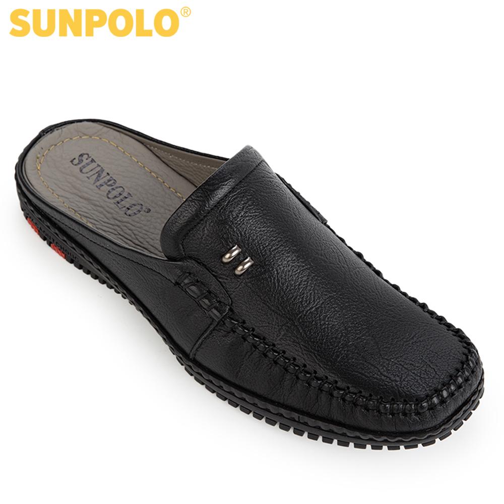 Dép sapo Giày sục da bò đế cao su SPO322